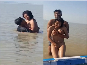 Randy's exclusive outdoor village fun with amateur desi porn