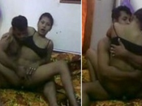 Busty Indian aunty enjoys cock sucking and fucking in HD video