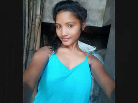 Naked Indian college student takes selfies and videos