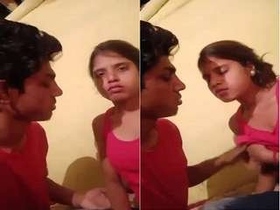 Indian college girl shows off her big boobs in a steamy video
