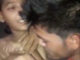 Desi student's romantic music video with foreplay and sex