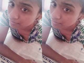 Exclusive video of cute Tamil girl masturbating with black lover