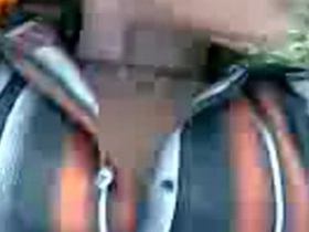 Teenage girl from a village explores the jungle in a steamy video
