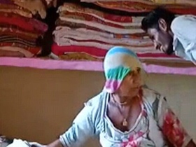 Rural couple has steamy sex in their home