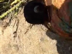 Desi girl gets her ass pounded by her lover in outdoor fuck video