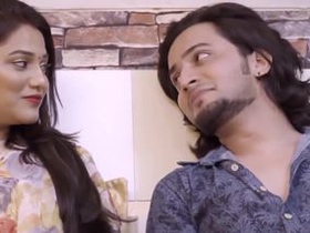 Sensual Indian desi babe gets fucked by two horny guys in a steamy threesome