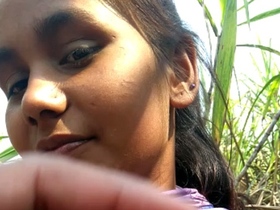 Hairy Indian pussy and big boobs in a village