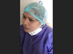 Desi Nurse gives a Blowjob to Doctor in Hospital