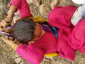Bhabi caught having sex in public