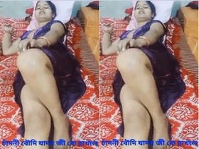 Indian bhabi with big boobs gives a hot blowjob and gets fucked hard