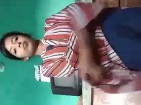 Indian college girl strips naked and teases in solo video