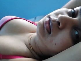 Tamil hot wife seductively teases in solo video