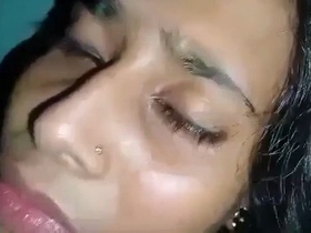 Beautiful teenage girl gives a passionate blowjob and hardcore sex in HD
