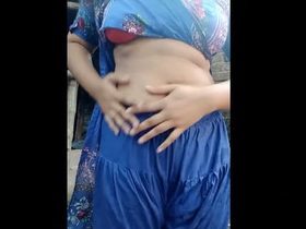 Young Bengali girl masturbates and pees in the bathroom