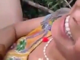 Desi couple indulges in outdoor threesome for xxx video