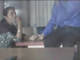 Desi secretary gets naughty with her boss in the office - Watch now!