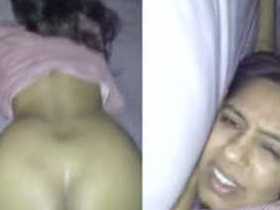 Desi Aunty's loud moans while getting fucked from behind