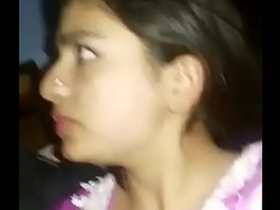 Watch a busty bhabhi get her boobs pressed and danced upon