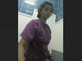 Tamil girl indulges in solo play and shares intimate videos with her lover