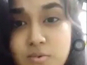 Nude Indian girl takes solo photos and videos