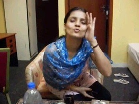 College girl and her lover have fun in a hostel during the weekend