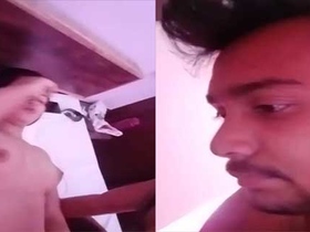 Bangla village girl gets naughty in a hotel room