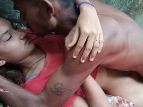 Outdoor sex video with a busty girl in a rural setting