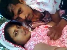 Watch a couple indulge in some hot kissing and breast play in this sexy video