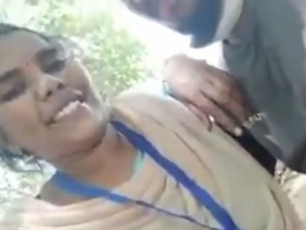 Tamil secretary gives a hot outdoor blowjob to her boss