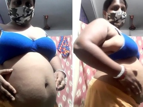Chubby MILF Aliya teases in desi outfit
