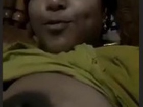 Watch a busty bhabhi from the south show off her assets