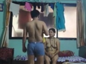Naughty Indian maid gets fucked by her homeowner in a real sex video