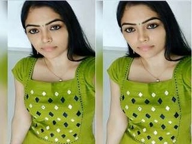 College girl with big boobs gives a blowjob and gets fucked