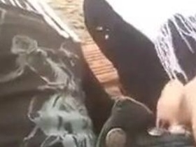 Desi Indian girl in white hijab shows off her porn skills to impress her boyfriend