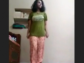 Young girl pleasures herself on camera