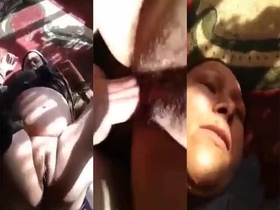Chubby Indian aunty gets banged in missionary position