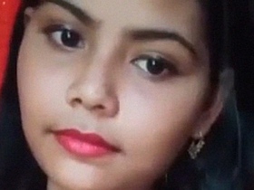 Indian girl in uniform flaunts her large breasts and masturbates on camera