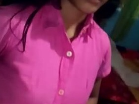Naughty Indian teen gets naked for her boyfriend's pleasure