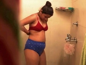 Sneaky roommate records steamy bathroom video of Desi