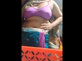 Bangladeshi girl shares her big boobs and pussy in revealing outfit