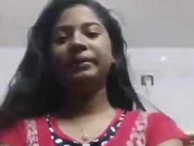Naked Indian girl captures intimate moments on camera