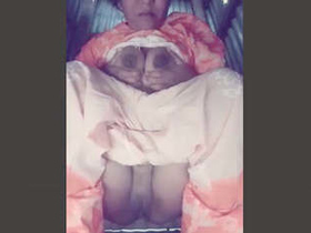 Unsatisfied wife from a village in Desi clip