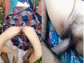 College girl gets naughty with boyfriend in outdoor sex