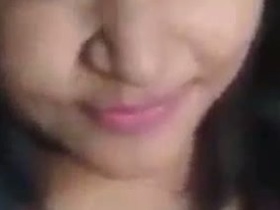Busty girlfriend teases her lover with a sexy video