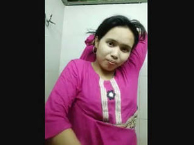 Stunning Indian babe pleasures herself in front of her boyfriend