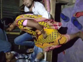 Village Bhabhi's wild night with a young boy