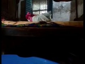 First-time anal with a Bengali couple using a pillow