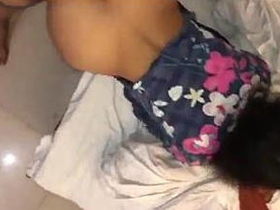 Ritiii's doggy style fucking with hubby leads to loud moans and cumshot