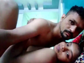 Teen couple gets caught having intense sex in the nude