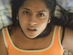 Horny Indian girl gets fingered and moans